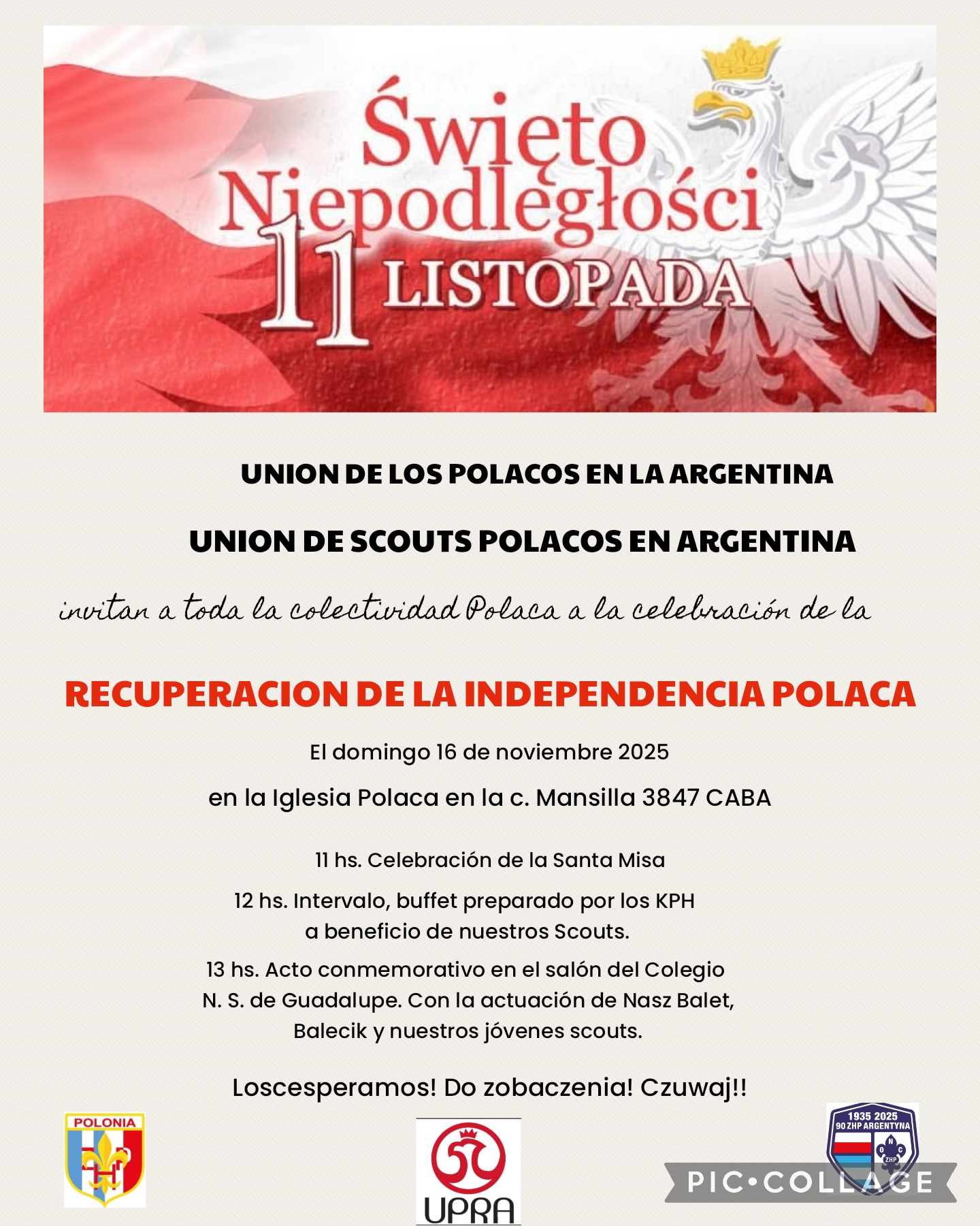 Celebración por el Aniversario de la Independencia Polaca